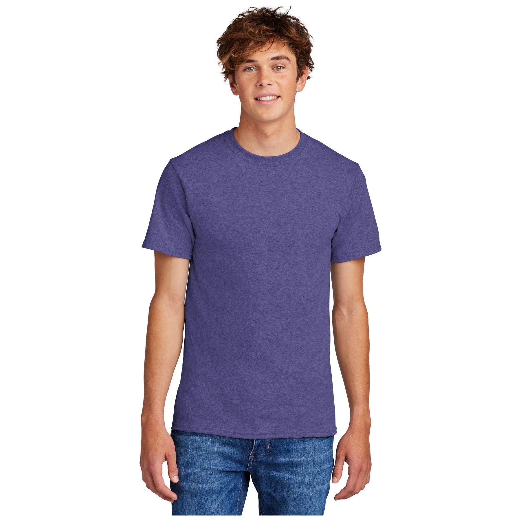 Port & Company ® - Core Blend Tee. PC55 - Heather Purple - Port & Company PC55 T-Shirts Port & Company Heather Purple S