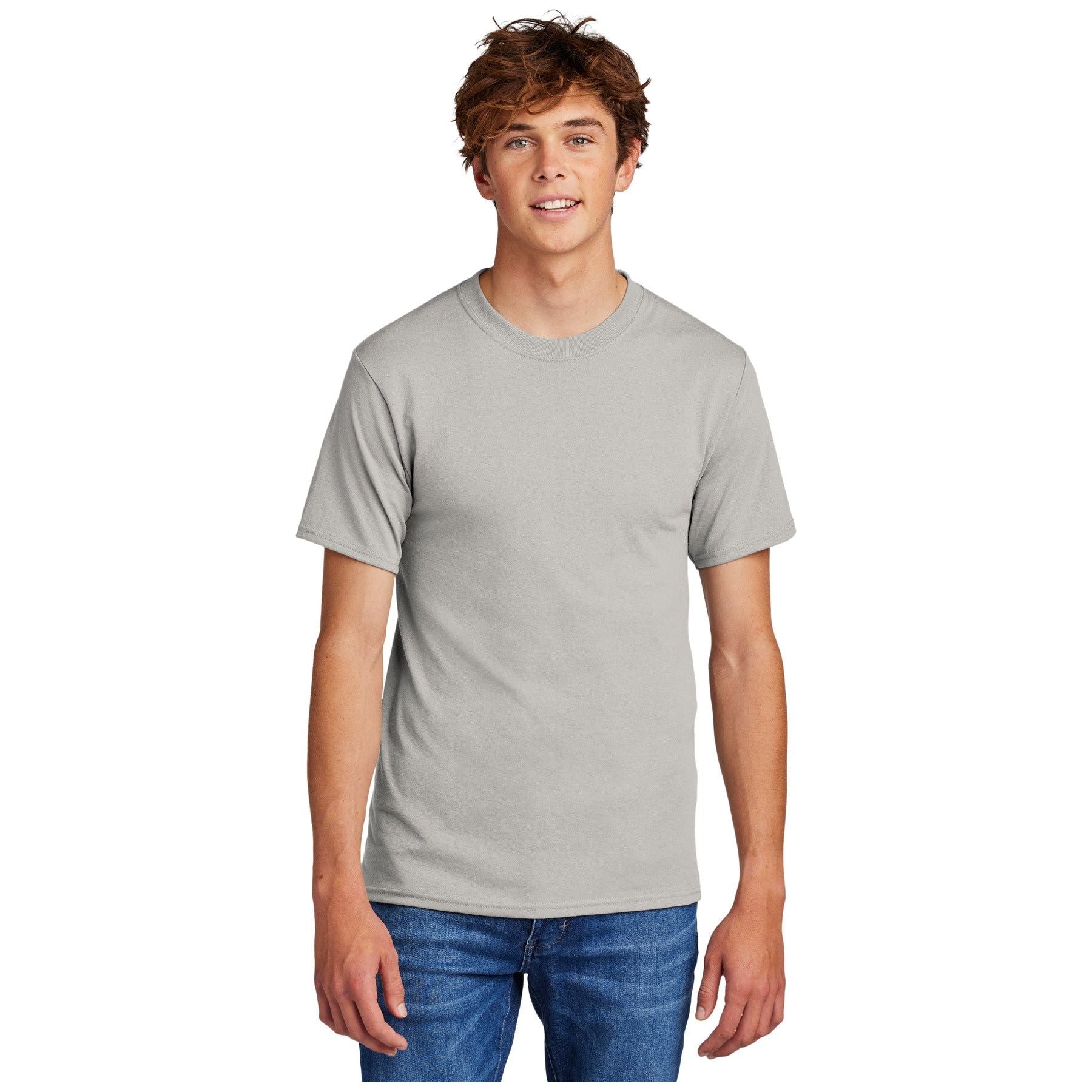 Port & Company ® - Core Blend Tee. PC55 - Silver - Port & Company PC55 T-Shirts Port & Company Silver S