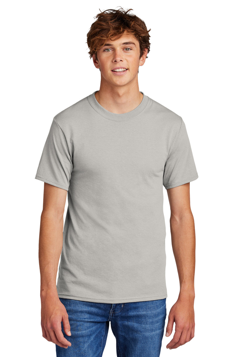 Port & Company ® - Core Blend Tee. PC55 - Silver - Port & Company PC55 T-Shirts Port & Company Silver S