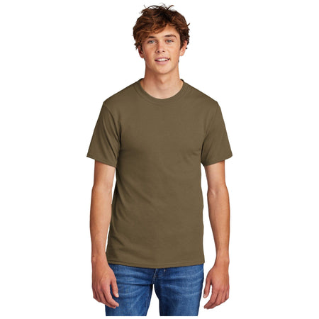 Port & Company ® - Core Blend Tee. PC55 - Woodland Brown - Port & Company PC55 T-Shirts Port & Company Woodland Brown S