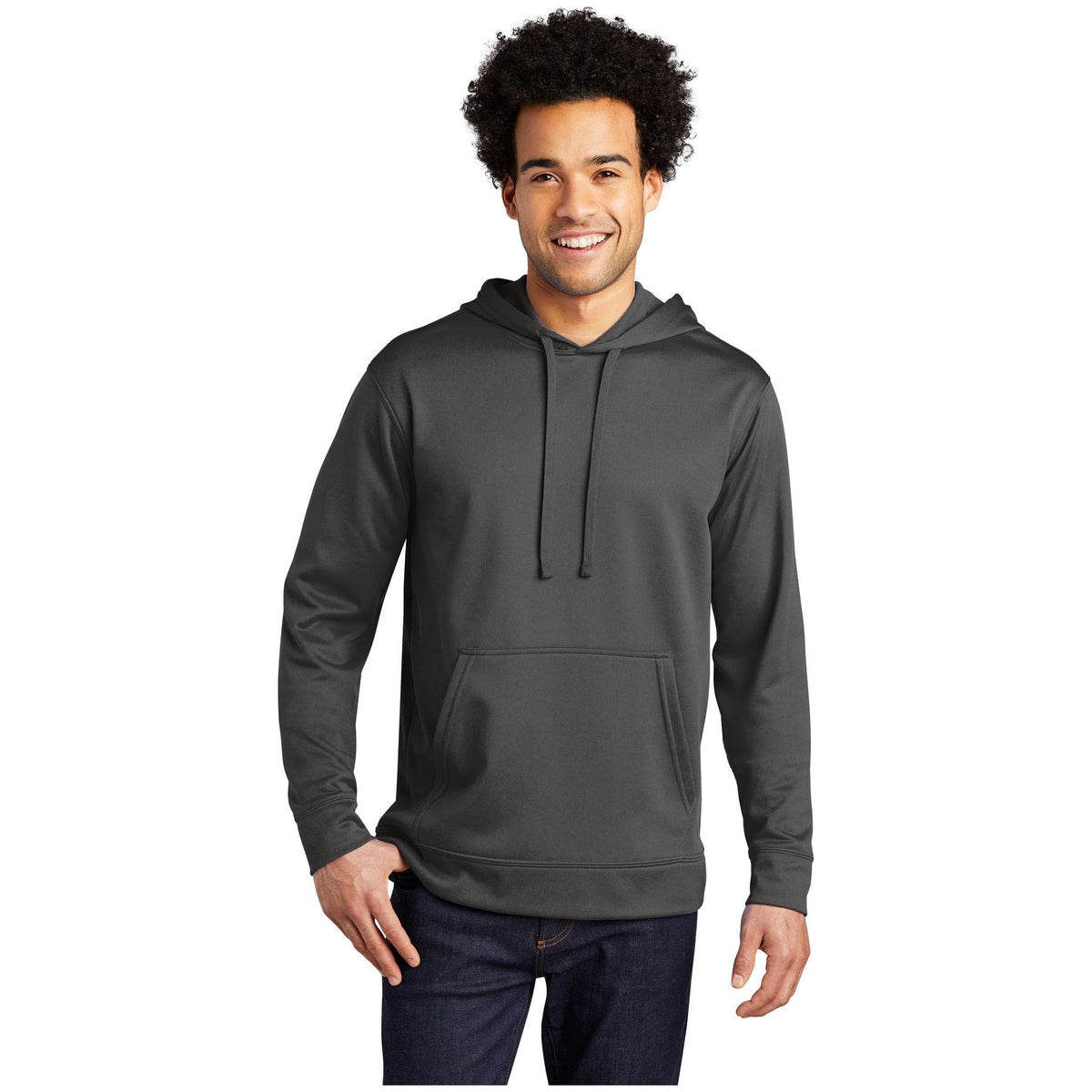 Port & Company ® Performance Fleece Pullover Hooded Sweatshirt. PC590H - Port & Company PC590H Sweatshirts/Fleece Port & Company Charcoal S