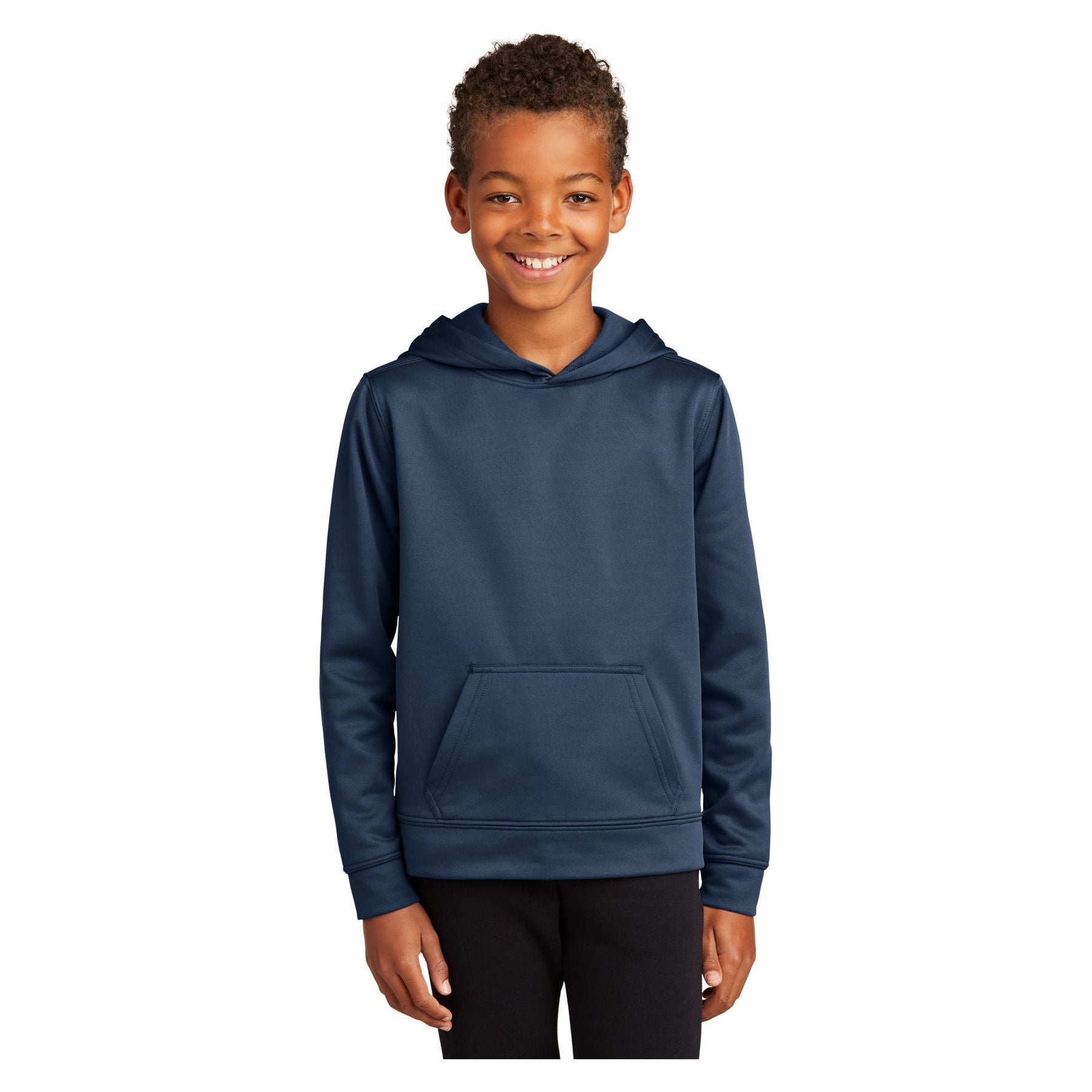 Port & Company ® Youth Performance Fleece Pullover Hooded Sweatshirt. PC590YH - Port & Company PC590YH Sweatshirts/Fleece Port & Company Deep Navy XS