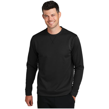 Port & Company ® Performance Fleece Crewneck Sweatshirt. PC590 - Port & Company PC590 Sweatshirts/Fleece Port & Company Jet Black S