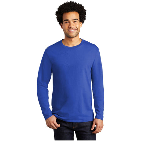 Port & Company ® Long Sleeve Bouncer Tee PC600LS - Port & Company PC600LS T-Shirts Port & Company True Royal S