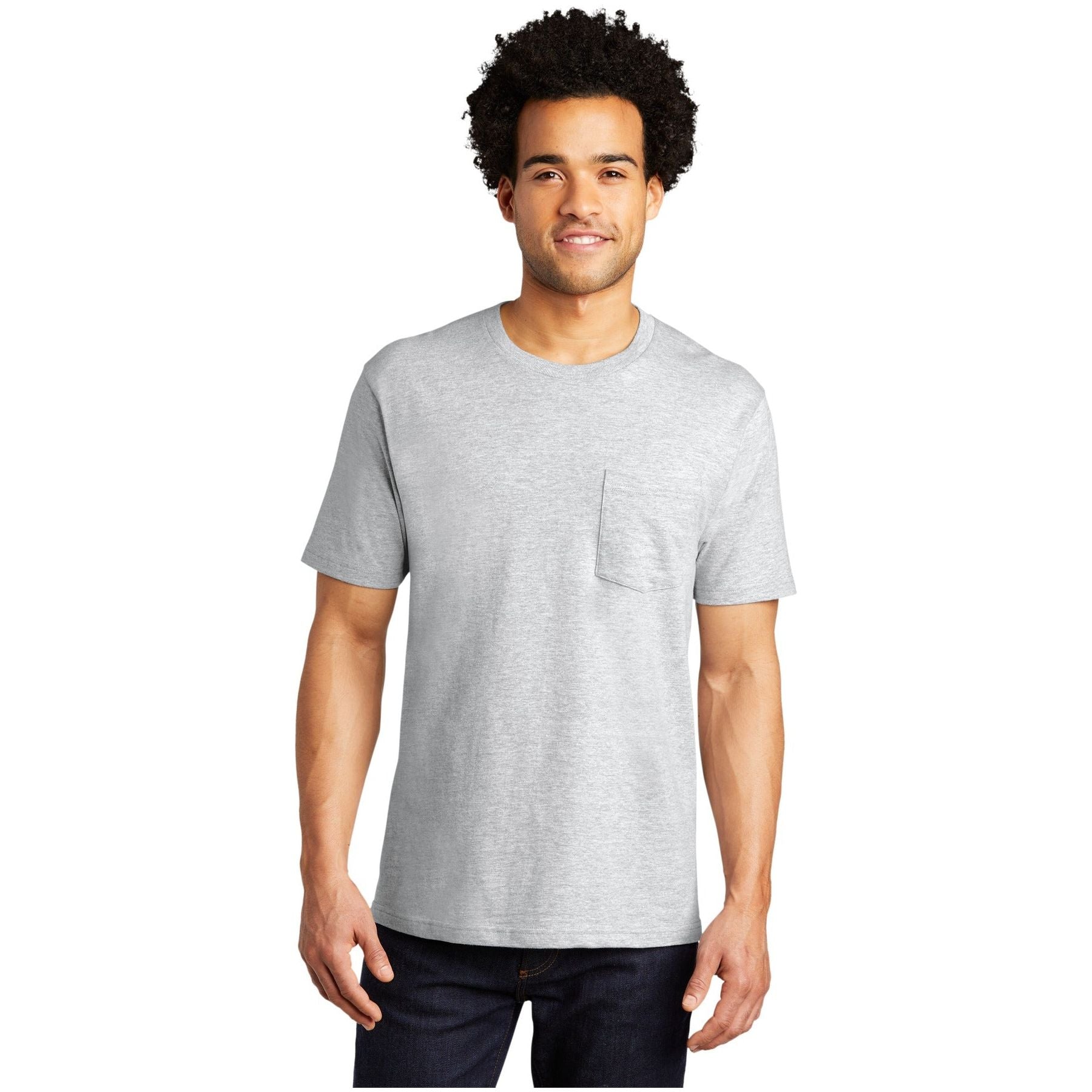 Port & Company ® Bouncer Pocket Tee PC600P - Port & Company PC600P T-Shirts Port & Company Ash S