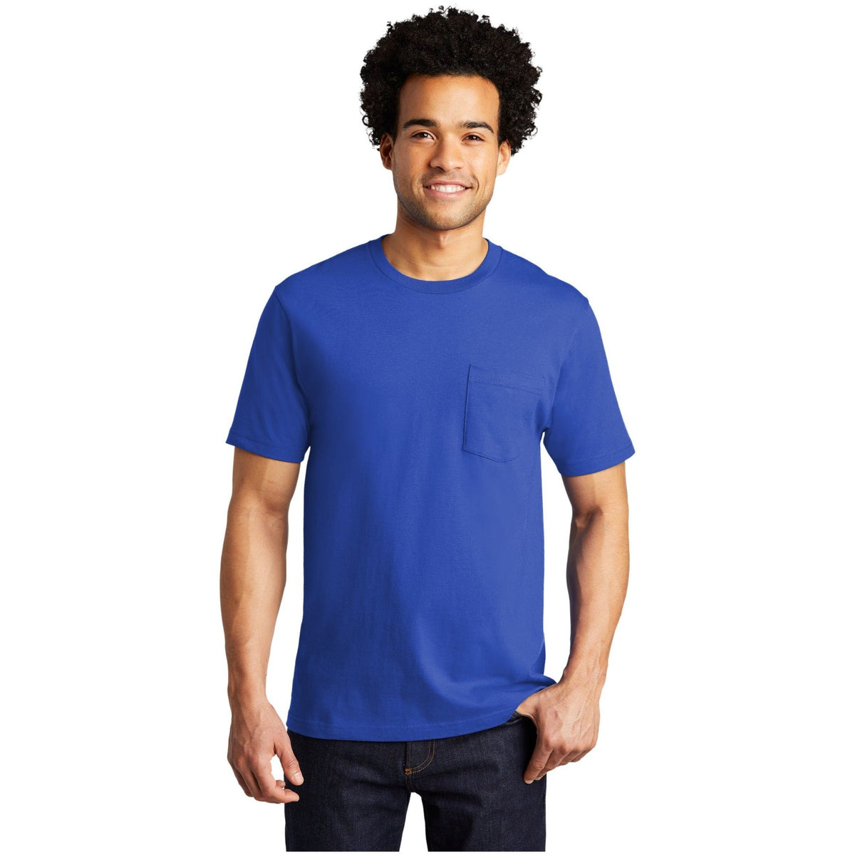 Port & Company ® Bouncer Pocket Tee PC600P - Port & Company PC600P T-Shirts Port & Company True Royal S