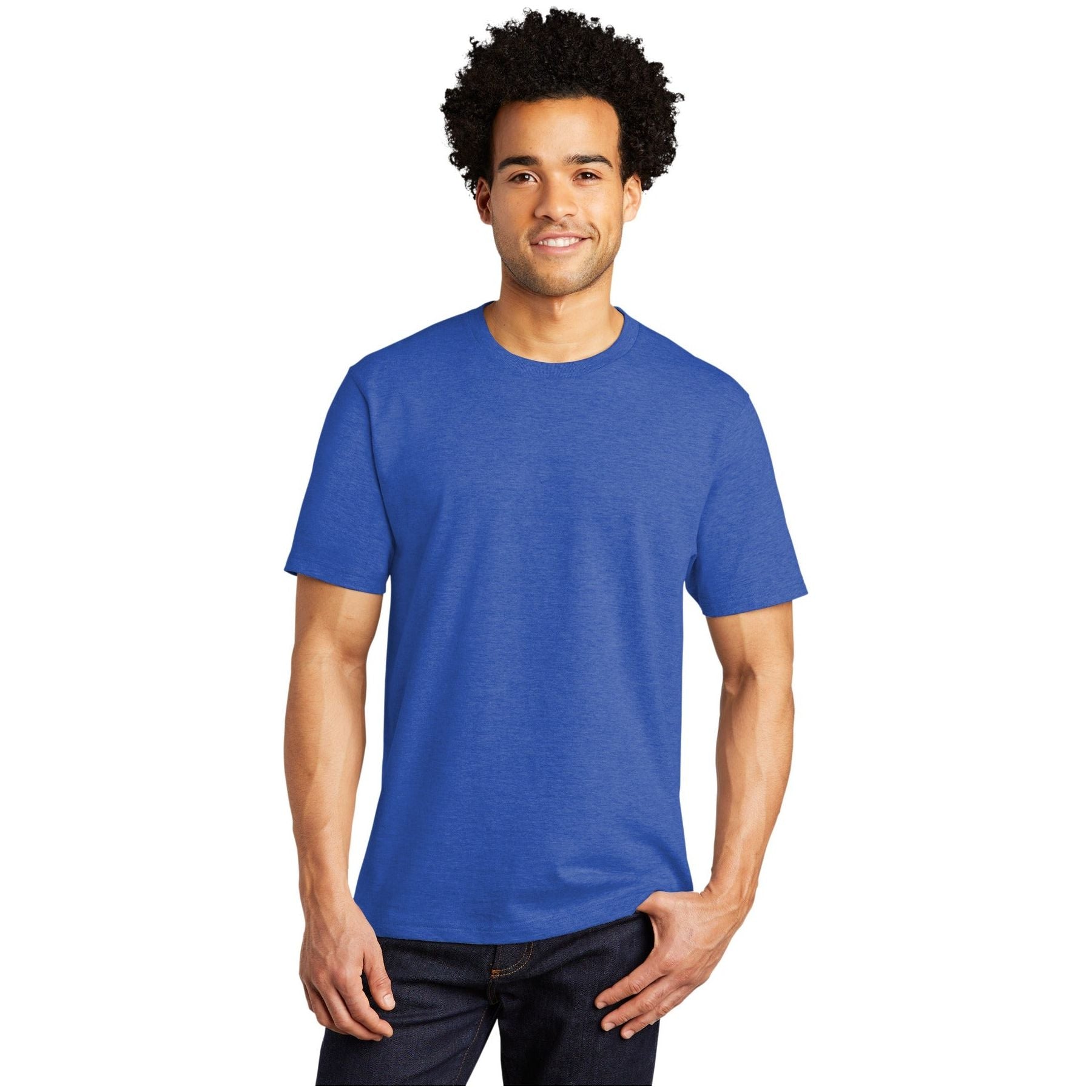 Port & Company ® Bouncer Tee PC600 - True Royal Heather - Port & Company PC600 T-Shirts Port & Company True Royal Heather S