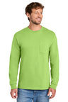 Port & Company PC61LSPT Tall Long Sleeve Essential Pocket Tee | Port & Co PC61LSPT