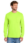 Port & Company PC61LSP Long Sleeve Essential Pocket Tee Wholesale Blank | Port & Co PC61LSP