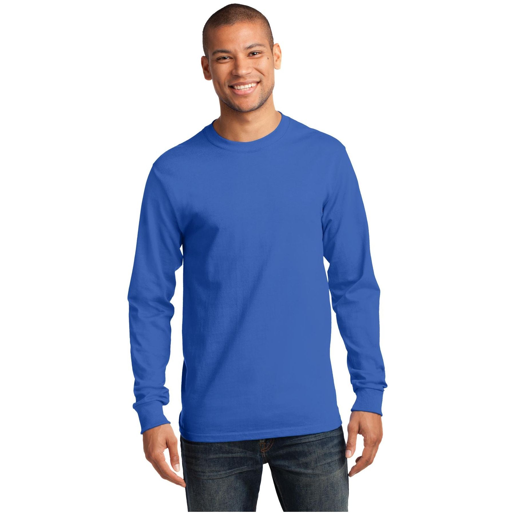 Port & Company ® - Tall Long Sleeve Essential Tee. PC61LST - Port & Company PC61LST T-Shirts Port & Company