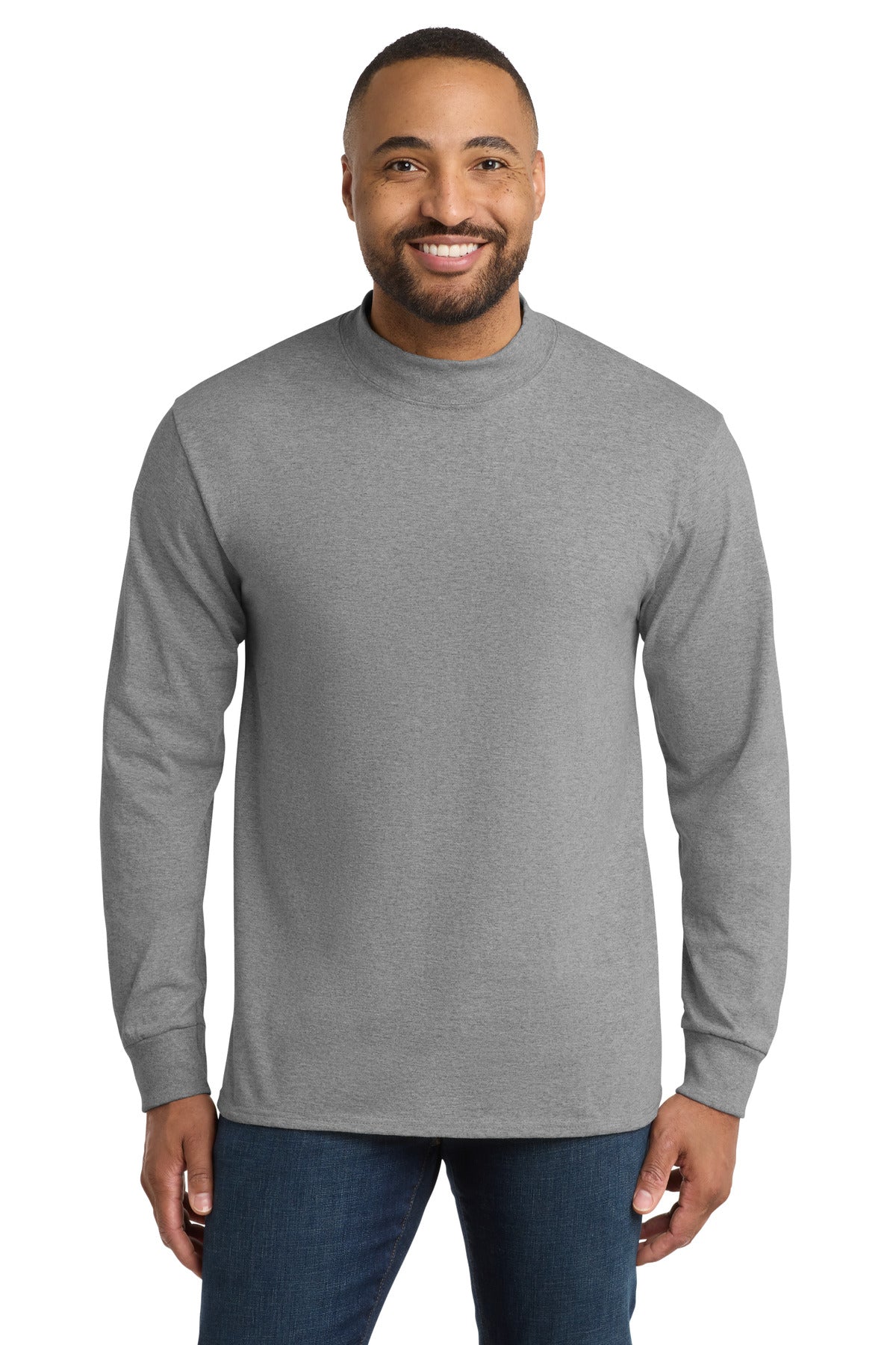 Port & Company PC61M Essential Mock Turtleneck | Port & Co PC61M