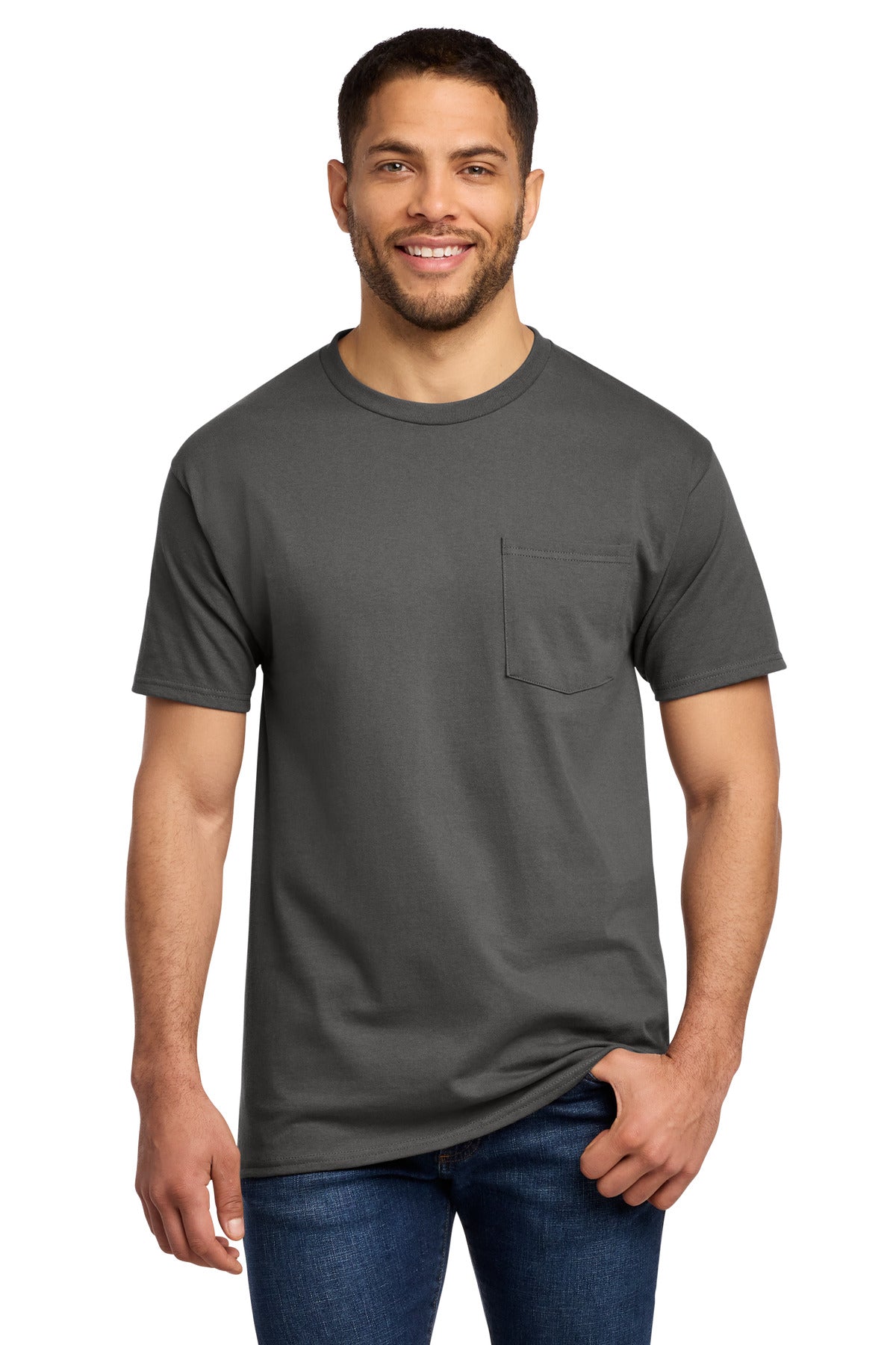 Port & Company PC61PT Tall Essential Pocket Tee | Port & Co PC61PT