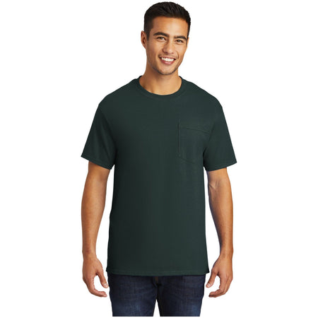 Port & Company ® - Tall Essential Pocket Tee. PC61PT - Port & Company PC61PT T-Shirts Port & Company Dark Green LT