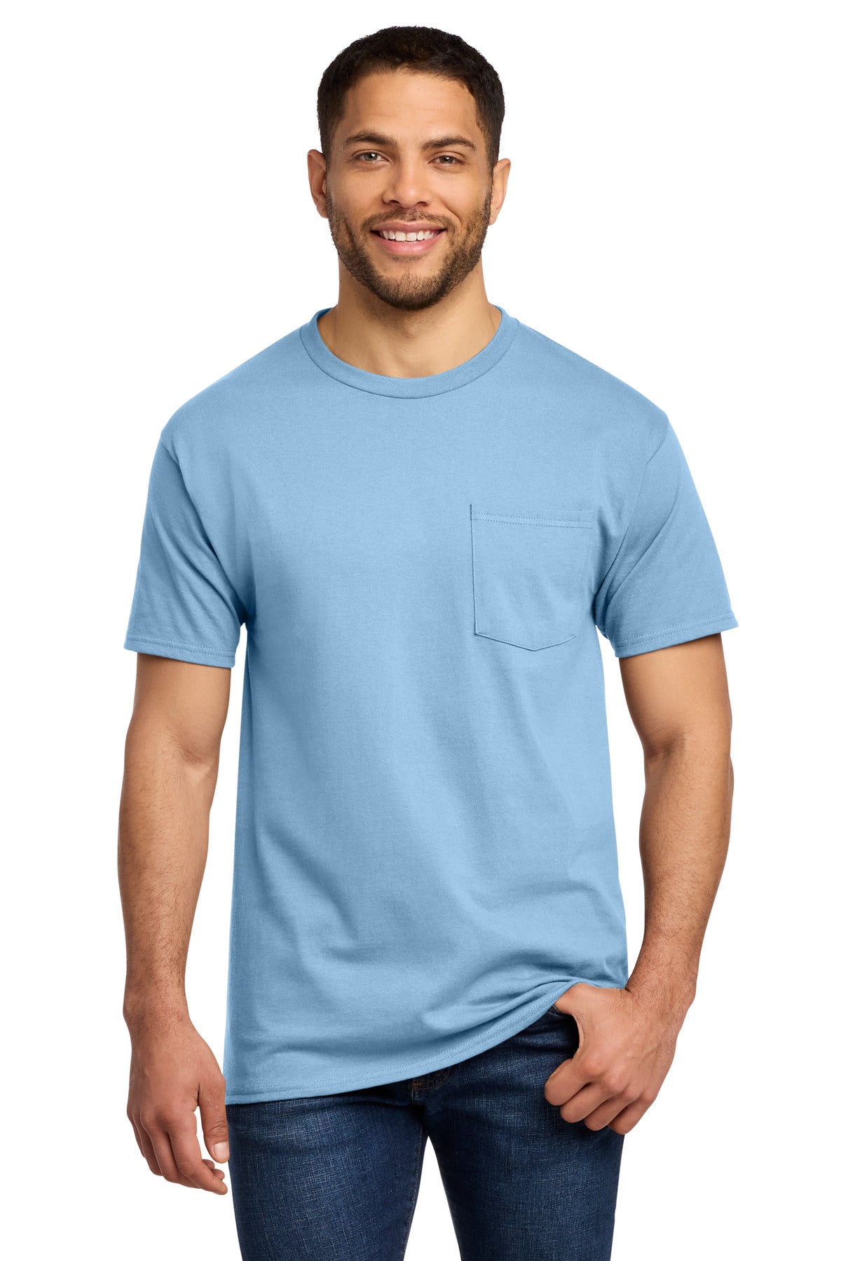 Port & Company PC61PT Tall Essential Pocket Tee | Port & Co PC61PT
