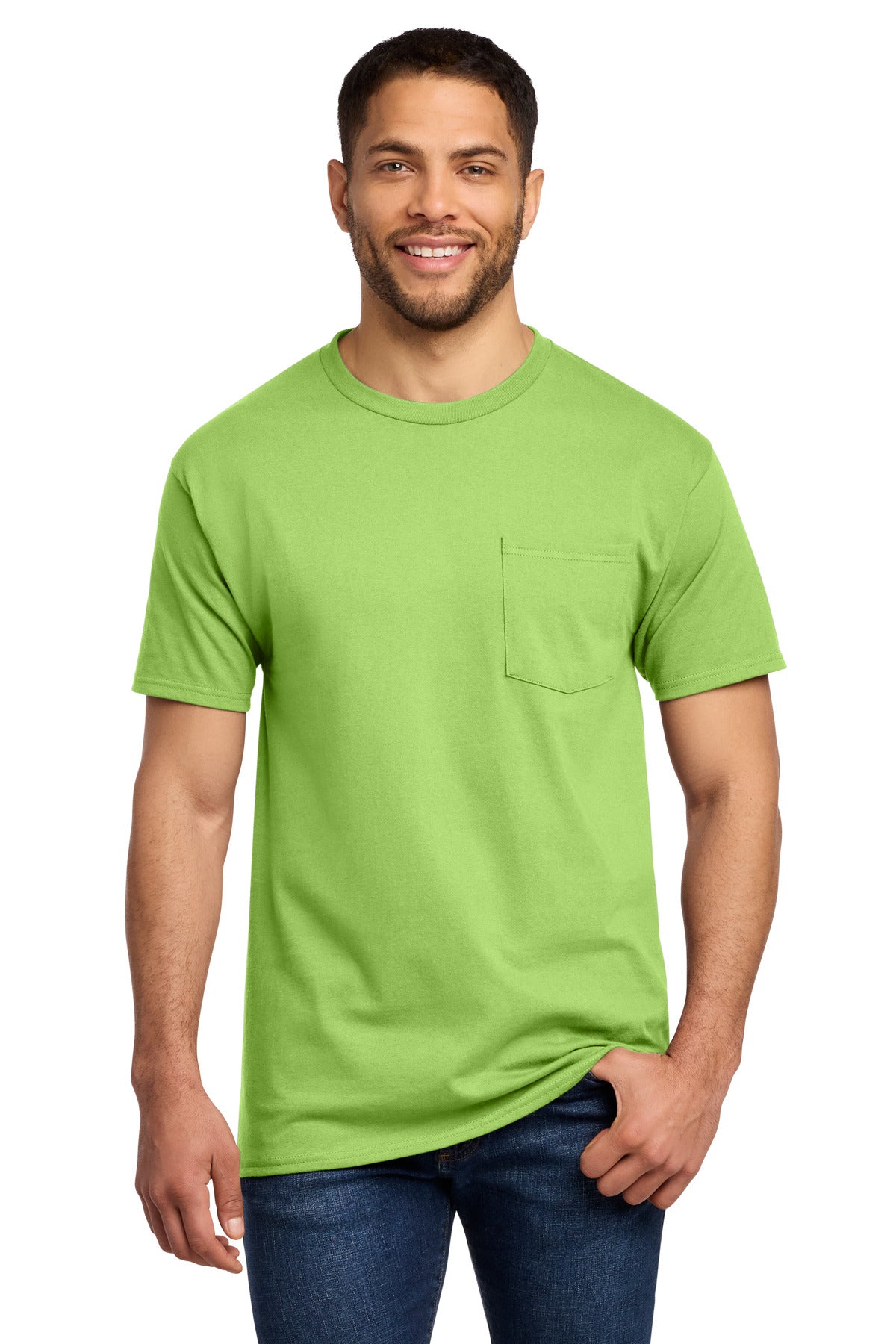 Port & Company PC61PT Tall Essential Pocket Tee | Port & Co PC61PT