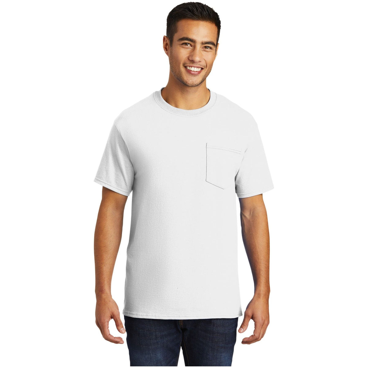 Port & Company ® - Tall Essential Pocket Tee. PC61PT - Port & Company PC61PT T-Shirts Port & Company