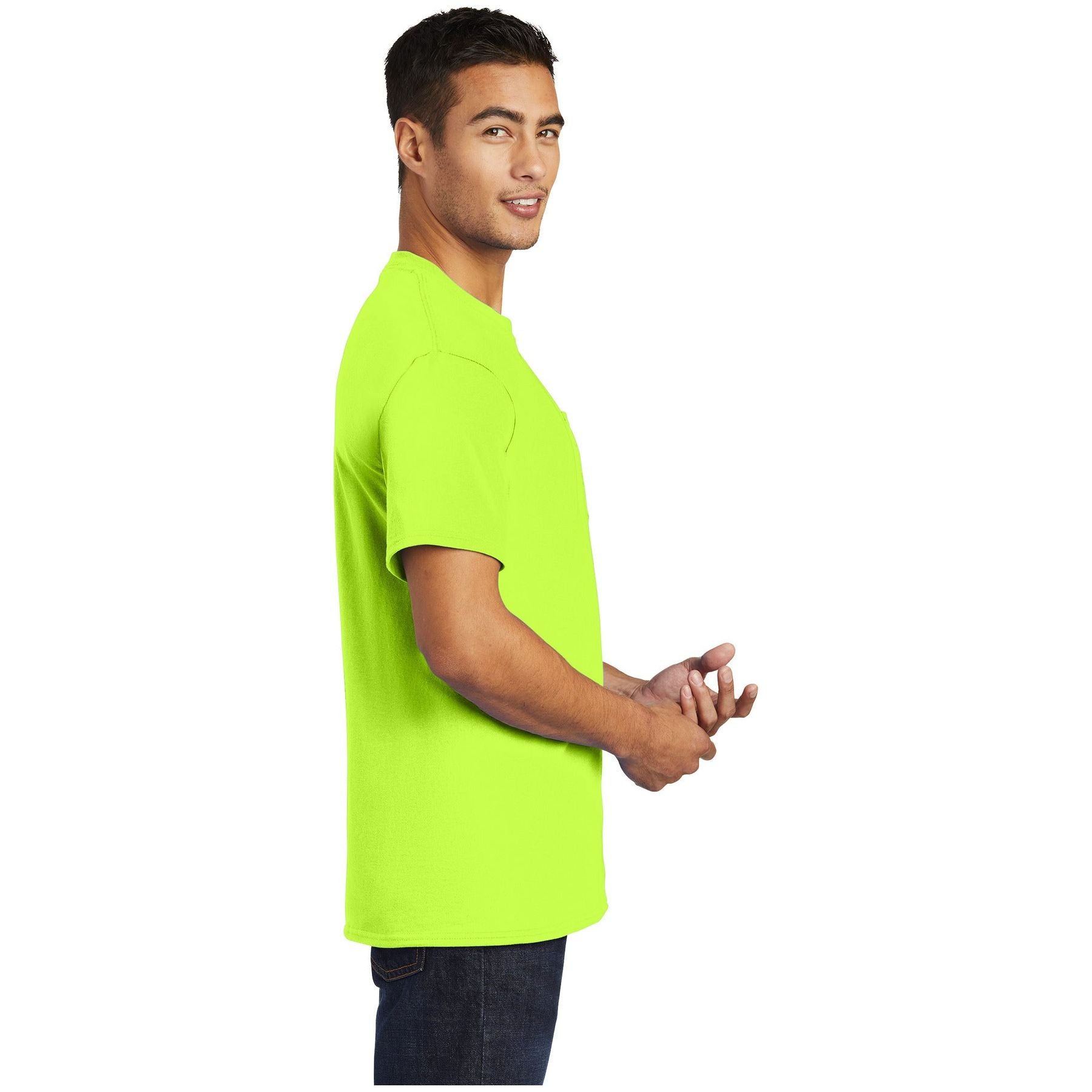 Port & Company ® Essential Pocket Tee. PC61P - S. Green - Port & Company PC61P T-Shirts Port & Company S. Green S