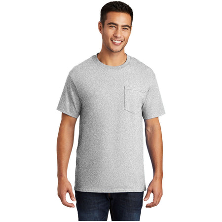 Port & Company ® Essential Pocket Tee. PC61P - Ash - Port & Company PC61P T-Shirts Port & Company Ash S