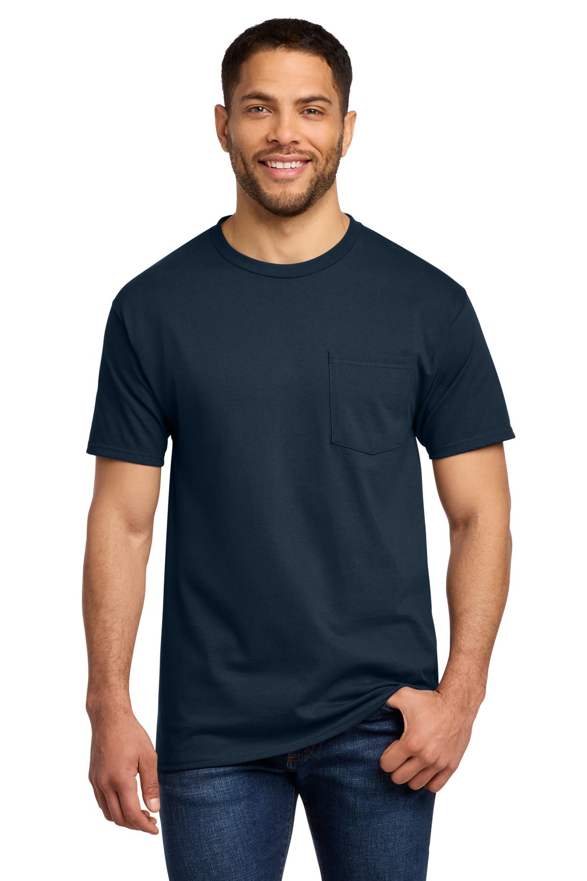 Port & Company PC61P Essential Pocket Tee | Port & Co PC61P