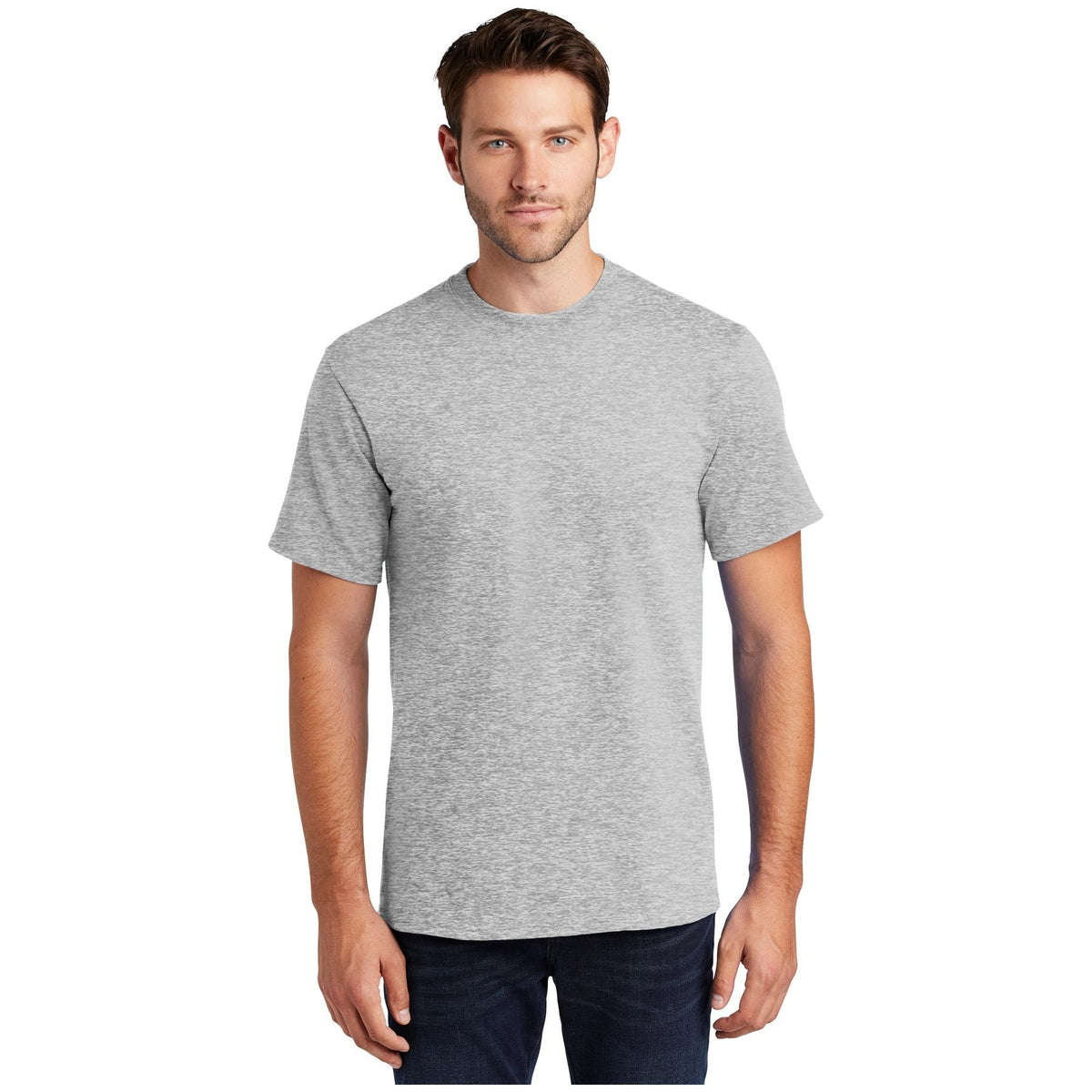 Port & Company ® Tall Essential Tee. PC61T - Ash - Port & Company PC61T T-Shirts Port & Company Ash LT