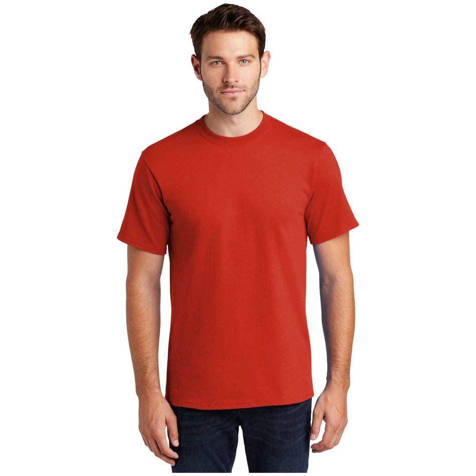 Port & Company ® Tall Essential Tee. PC61T - Fiery Red - Port & Company PC61T T-Shirts Port & Company Fiery Red LT