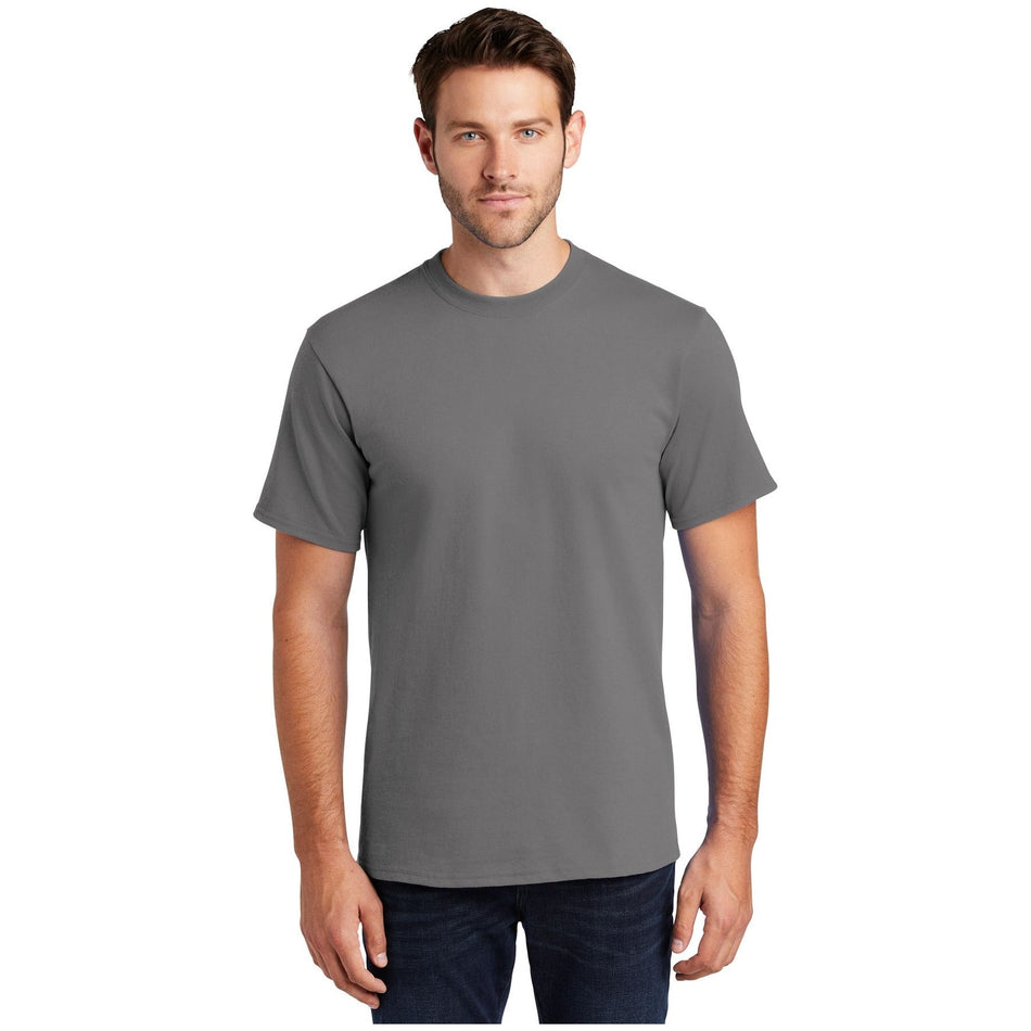 Port & Company ® Tall Essential Tee. PC61T - Medium Grey - Port & Company PC61T T-Shirts Port & Company Medium Grey LT