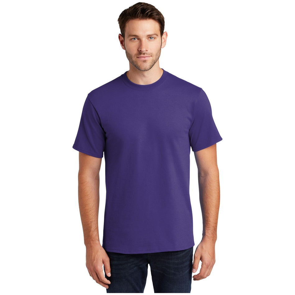 Port & Company ® Tall Essential Tee. PC61T - Purple - Port & Company PC61T T-Shirts Port & Company Purple LT