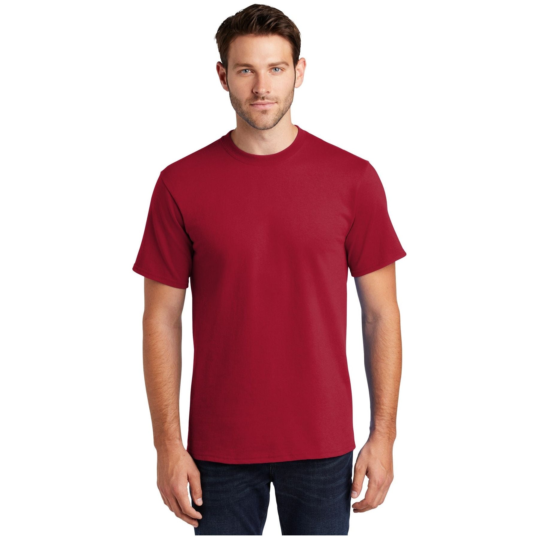 Port & Company ® Tall Essential Tee. PC61T - Red - Port & Company PC61T T-Shirts Port & Company Red LT