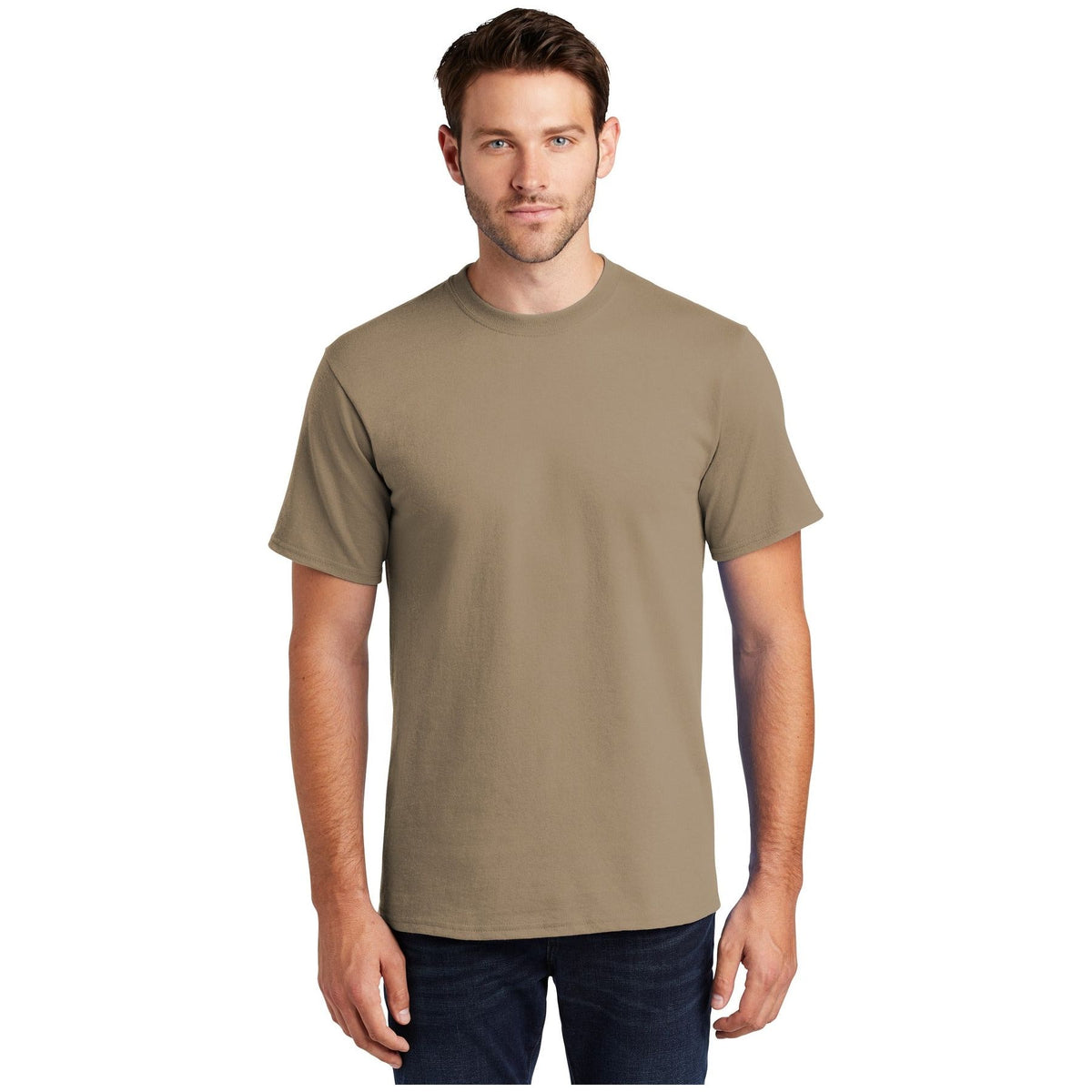 Port & Company ® Tall Essential Tee. PC61T - Sand - Port & Company PC61T T-Shirts Port & Company Sand LT