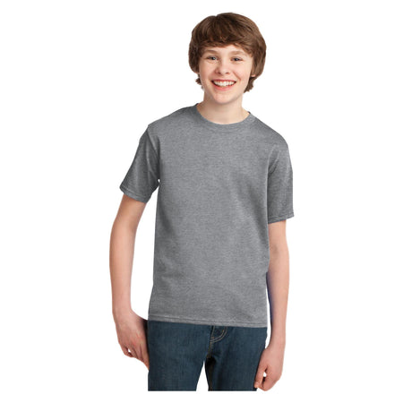 Port & Company ® Youth Essential Tee. PC61Y - Athletic Heather - Port & Company PC61Y T-Shirts Port & Company Athletic Heather XS