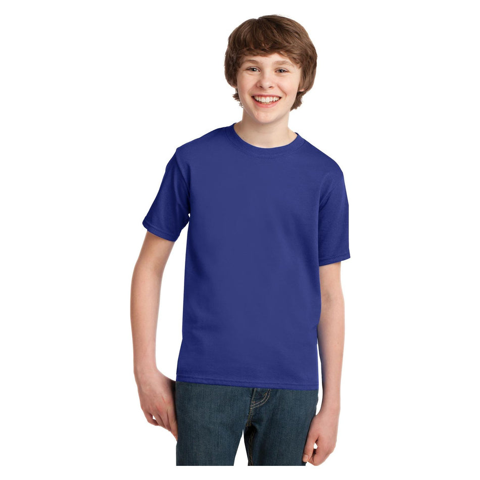 Port & Company ® Youth Essential Tee. PC61Y - Deep Marine - Port & Company PC61Y T-Shirts Port & Company Deep Marine XS