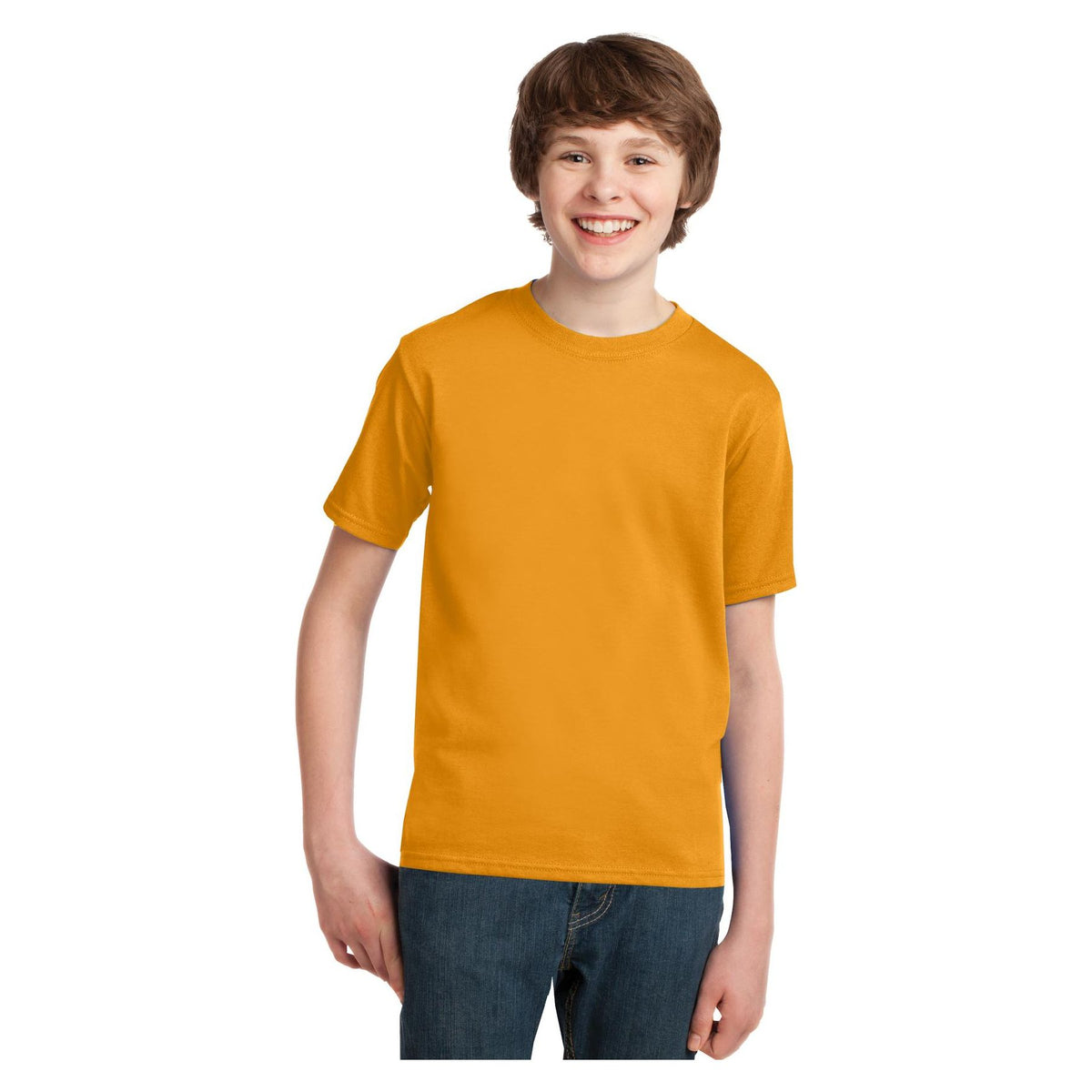 Port & Company ® Youth Essential Tee. PC61Y - Gold - Port & Company PC61Y T-Shirts Port & Company Gold XS