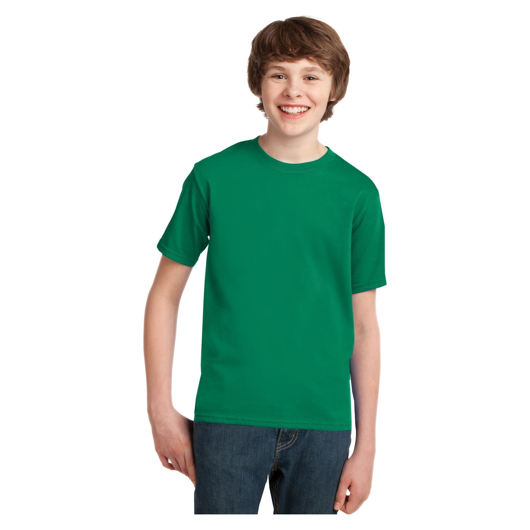 Port & Company ® Youth Essential Tee. PC61Y - Kelly - Port & Company PC61Y T-Shirts Port & Company Kelly XS