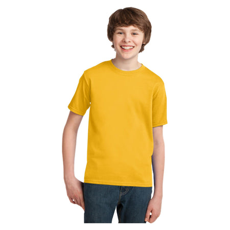 Port & Company ® Youth Essential Tee. PC61Y - Lemon Yellow - Port & Company PC61Y T-Shirts Port & Company Lemon Yellow XS