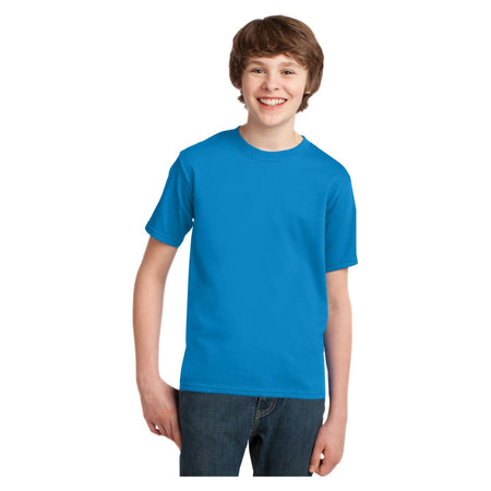 Port & Company ® Youth Essential Tee. PC61Y - Sapphire - Port & Company PC61Y T-Shirts Port & Company Sapphire XS