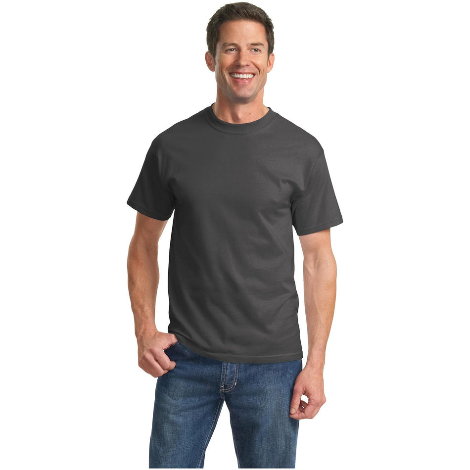 Port & Company ® Tall Essential Tee. PC61T - Charcoal - Port & Company PC61T T-Shirts Port & Company Charcoal LT