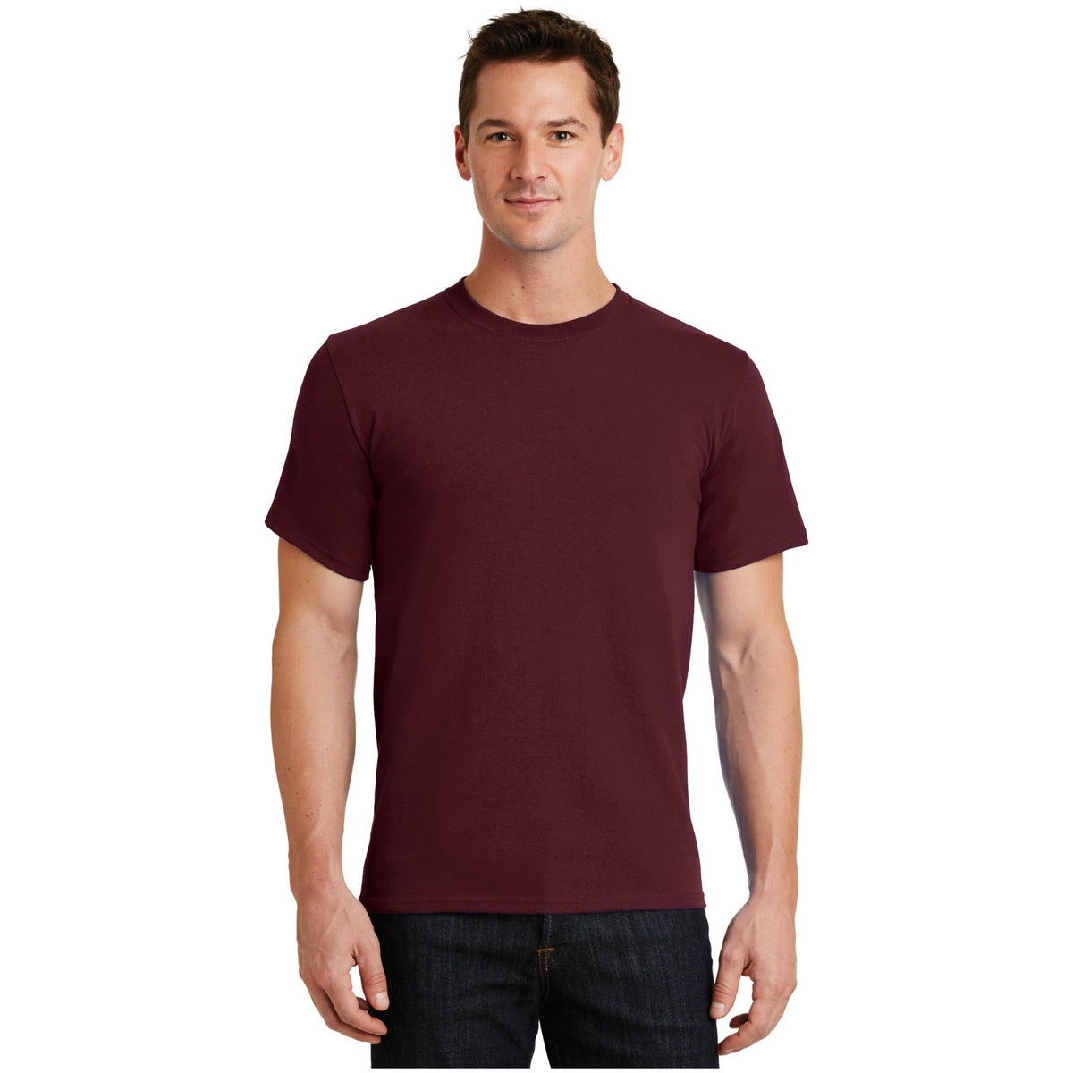 Port & Company ® - Essential Tee. PC61 - Athletic Maroon - Port & Company PC61 T-Shirts Port & Company Athletic Maroon S