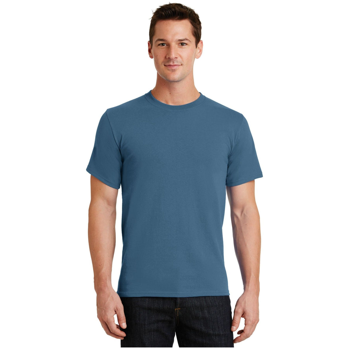 Port & Company ® - Essential Tee. PC61 - Colonial Blue - Port & Company PC61 T-Shirts Port & Company Colonial Blue S