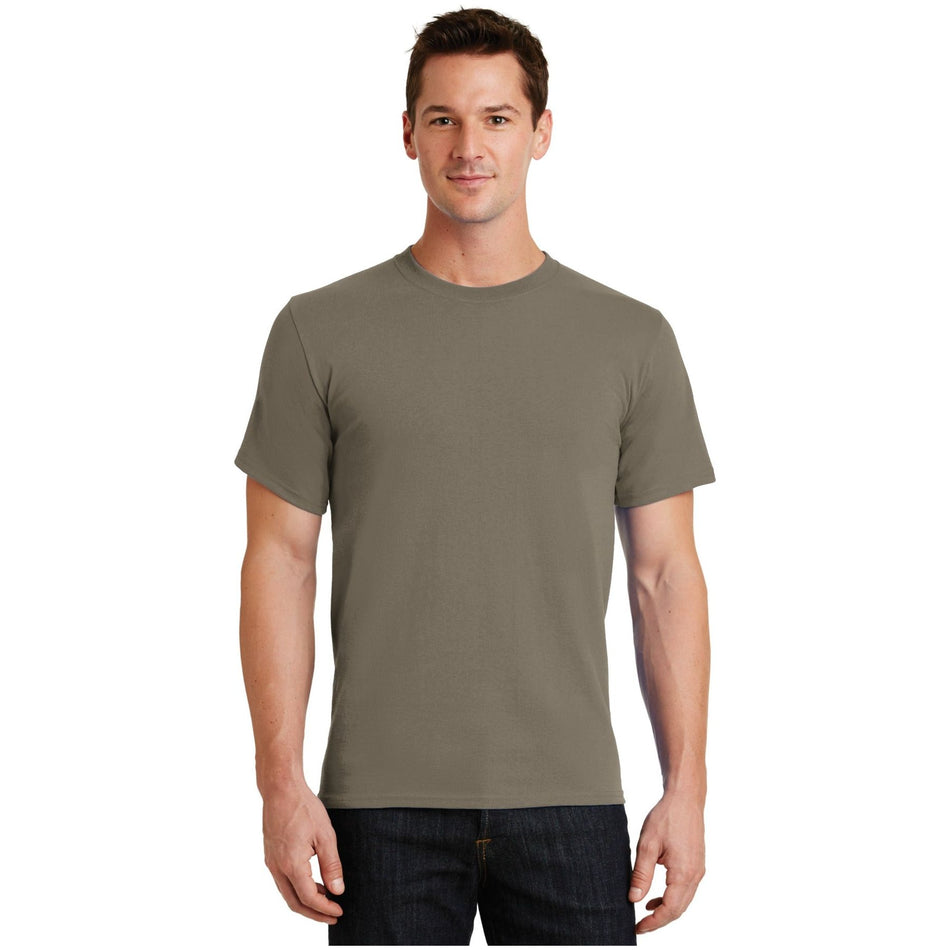 Port & Company ® - Essential Tee. PC61 - Dusty Brown - Port & Company PC61 T-Shirts Port & Company Dusty Brown S