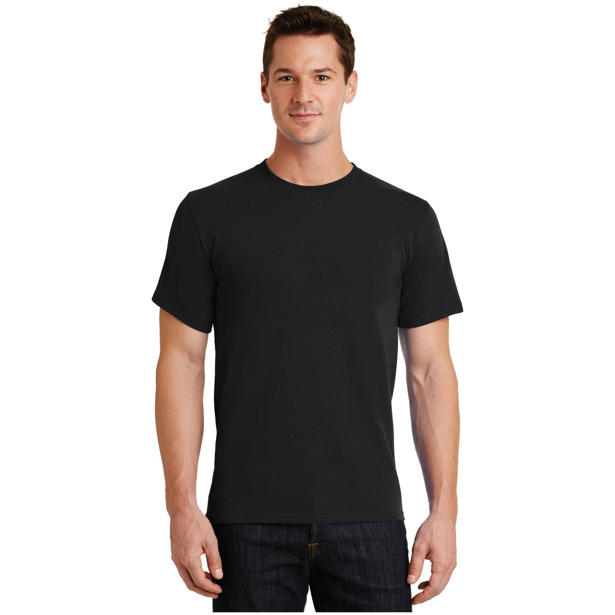 Port & Company ® - Essential Tee. PC61 - Jet Black - Port & Company PC61 T-Shirts Port & Company Jet Black S