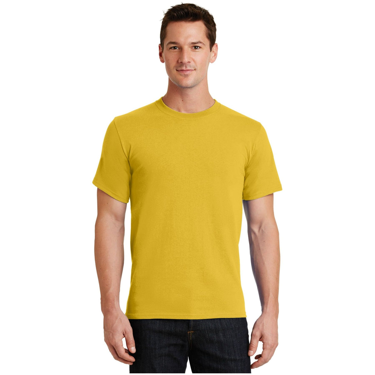 Port & Company ® - Essential Tee. PC61 - Lemon Yellow - Port & Company PC61 T-Shirts Port & Company Lemon Yellow S