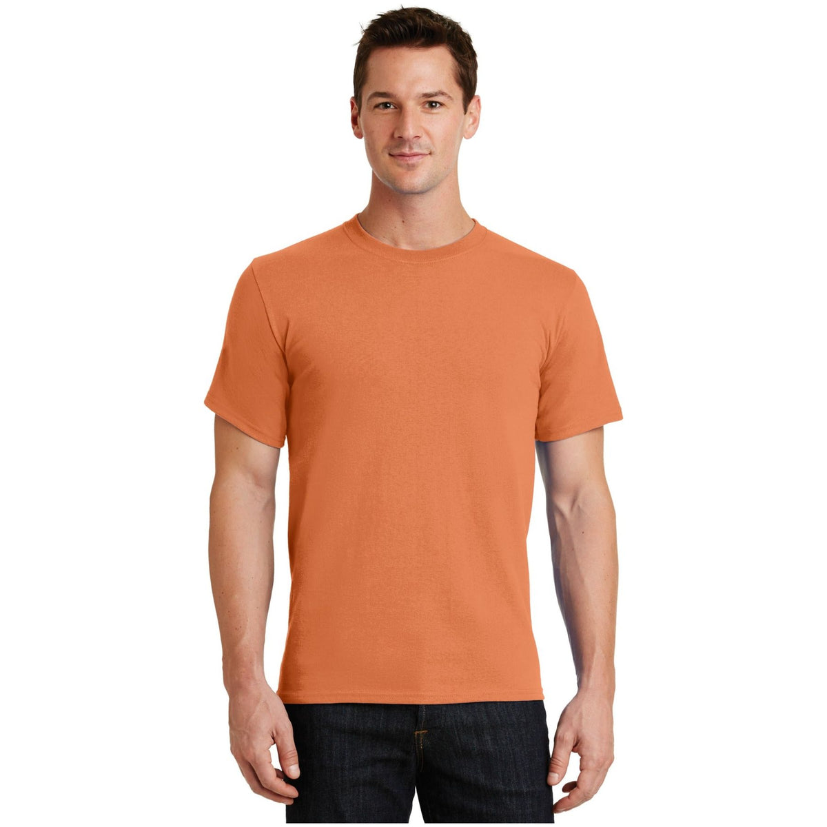 Port & Company ® - Essential Tee. PC61 - Orange Sherbet - Port & Company PC61 T-Shirts Port & Company Orange Sherbet S