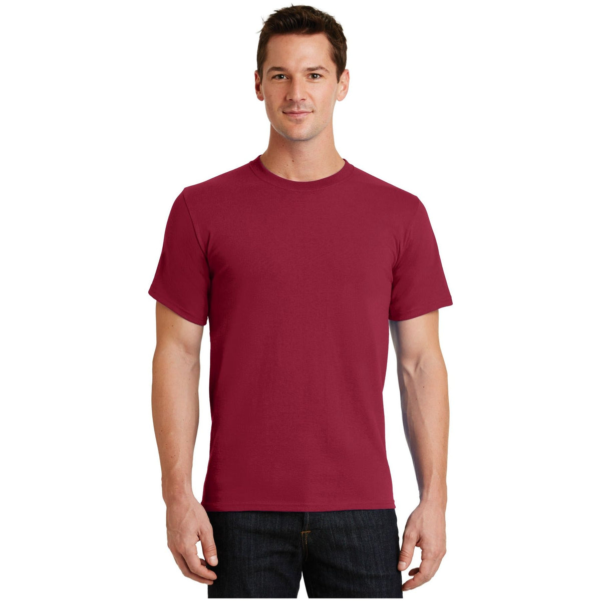 Port & Company ® - Essential Tee. PC61 - Rich Red - Port & Company PC61 T-Shirts Port & Company Rich Red S