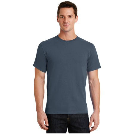 Port & Company ® - Essential Tee. PC61 - Steel Blue - Port & Company PC61 T-Shirts Port & Company Steel Blue S