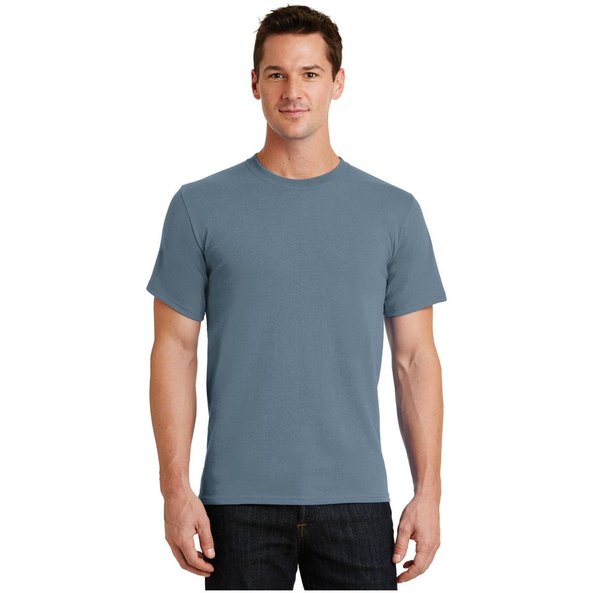 Port & Company ® - Essential Tee. PC61 - Stonewashed Blue - Port & Company PC61 T-Shirts Port & Company Stonewashed Blue S