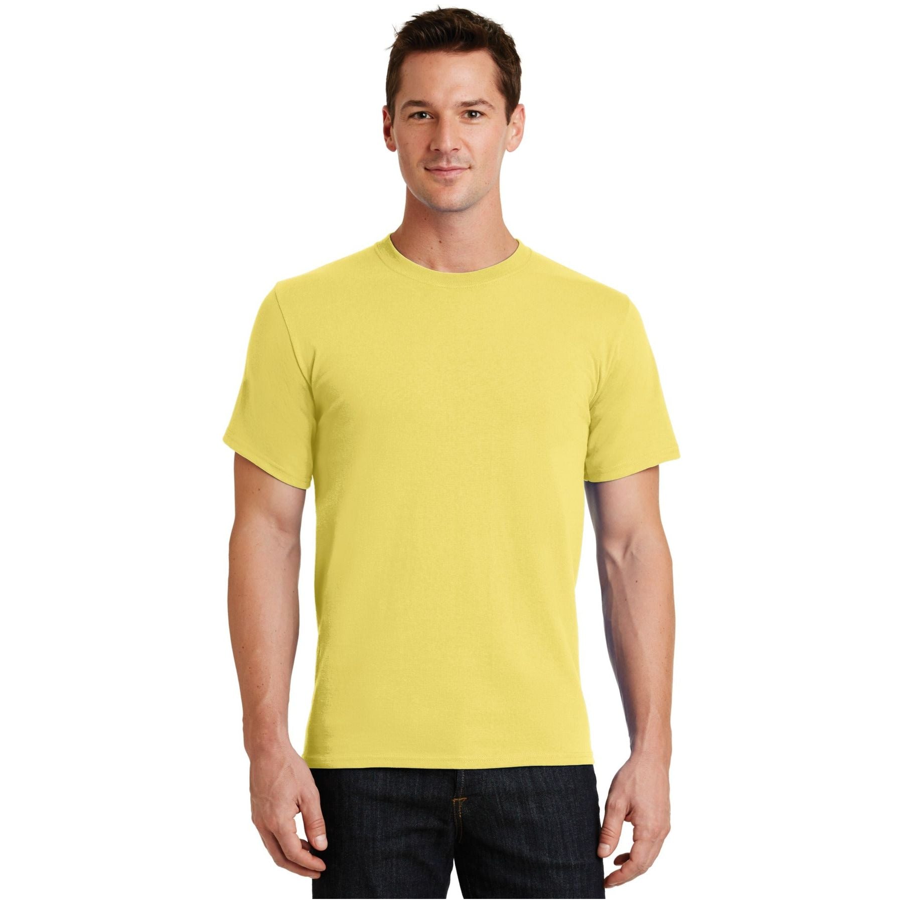 Port & Company ® - Essential Tee. PC61 - Yellow - Port & Company PC61 T-Shirts Port & Company Yellow S