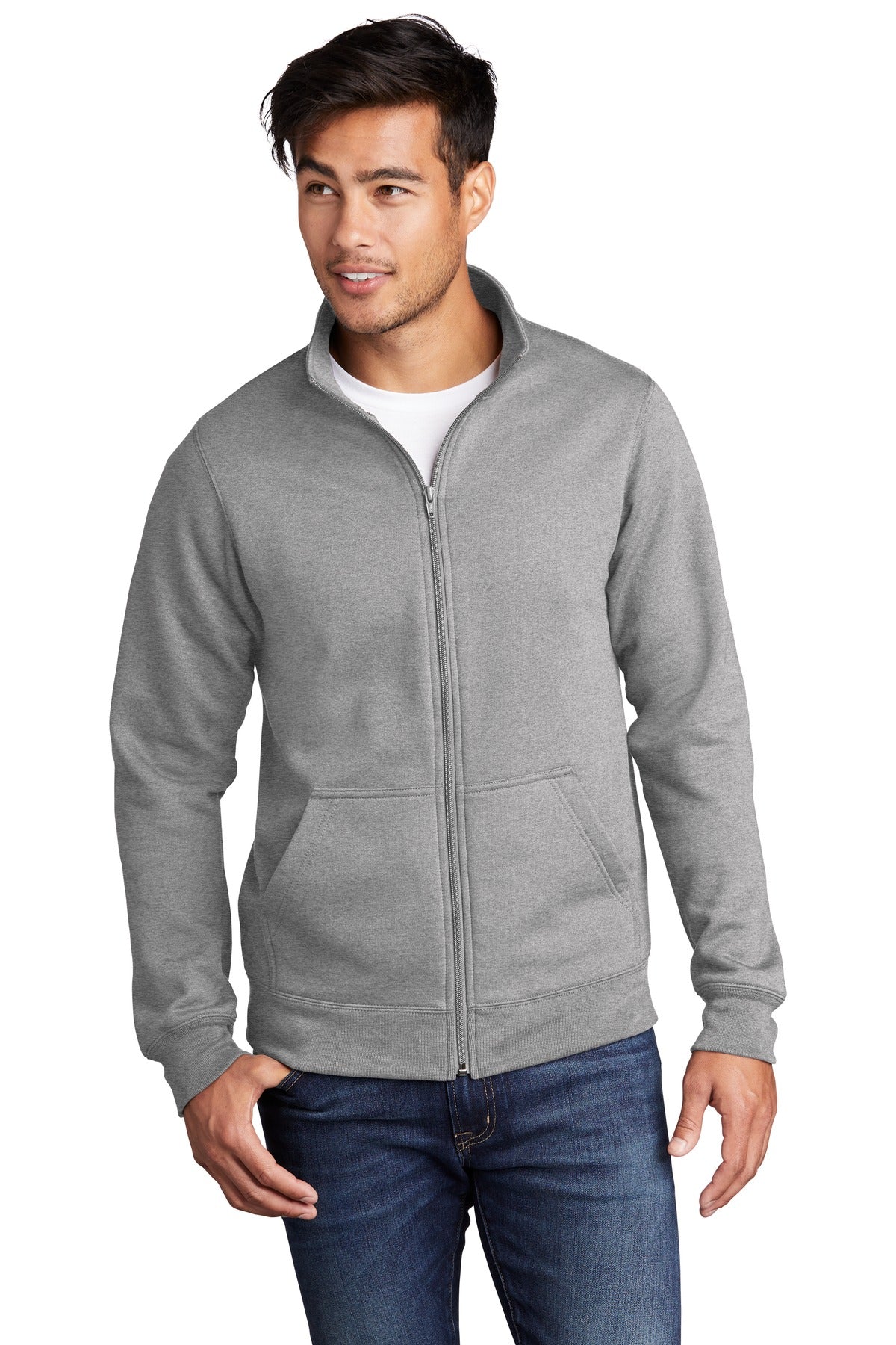 Port & Co ™  Core Fleece Cadet Full-Zip Sweatshirt PC78FZ - Port & Company PC78FZ