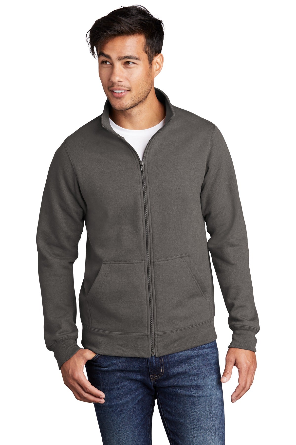 Port & Co ™  Core Fleece Cadet Full-Zip Sweatshirt PC78FZ - Port & Company PC78FZ