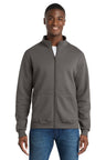 Port & Company PC78FZ Core Fleece Cadet Full-Zip Sweatshirt | Port & Co PC78FZ