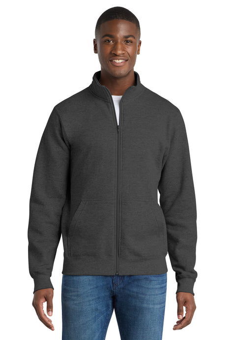 Port & Company PC78FZ Core Fleece Cadet Full-Zip Sweatshirt | Port & Co PC78FZ